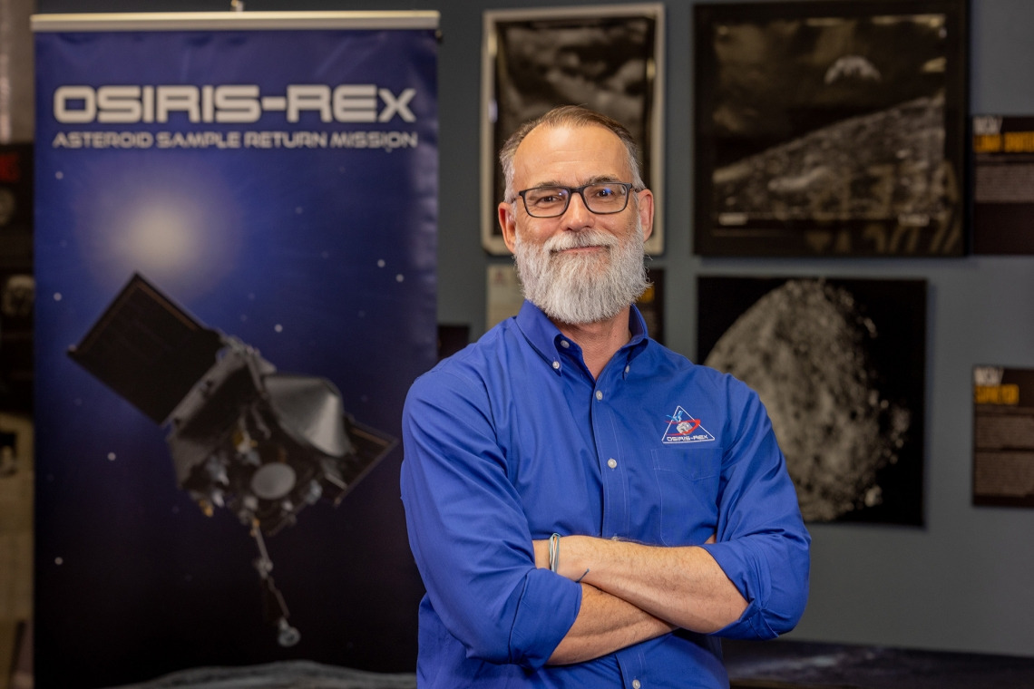 OSIRIS-REx mission principal investigator Dante Lauretta
