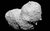 Asteroid Itokawa as seen by the Hayabusa spacecraft.
